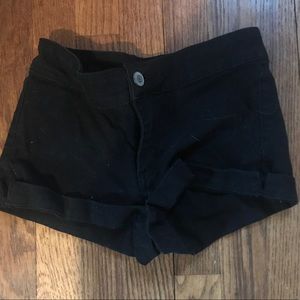 WetSeal Black High Waisted Shorts